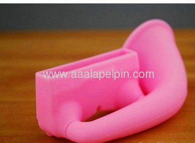 For iphone 5 5G horn stand speaker, Silicone amplifier for iphone