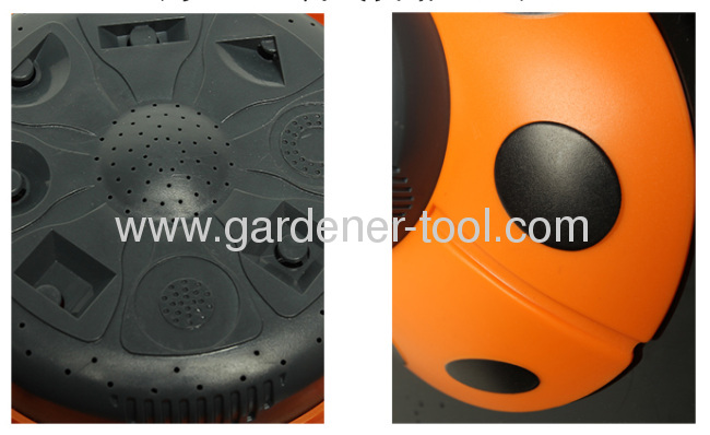 Plastic Garden Water Sprinkler With 8 Pattern Dial For Yard Irrigation