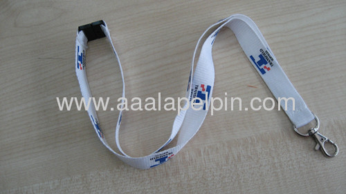 2.0CM White lanyards in three colors