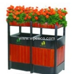 Eco-Friendly Outdoor Wpc Dustbin