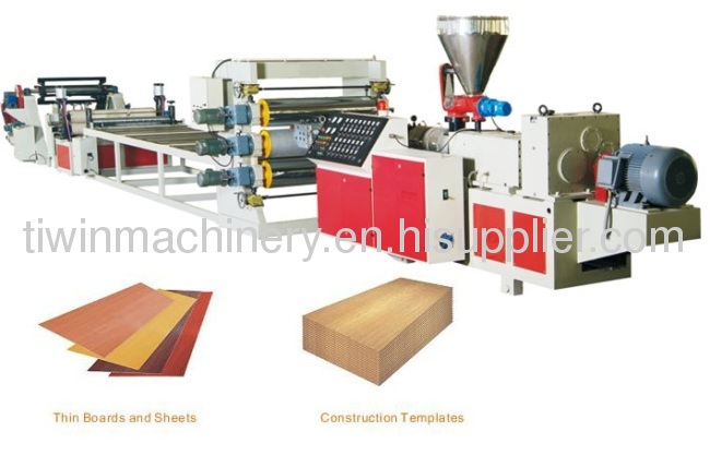 PVC/PE/PP/PS/PET/ABS Plate & Sheet Extrusion Line