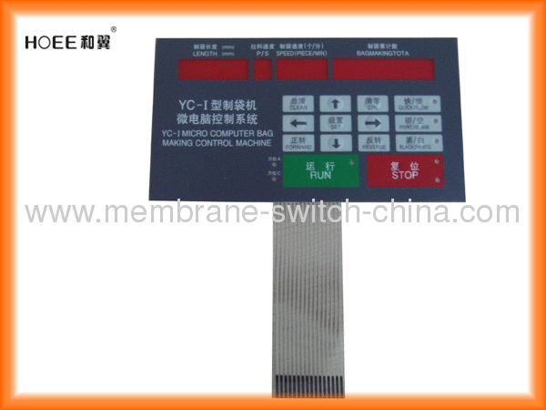 waterproof membrane keypad,polyester material