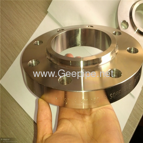 ANSI 16.5 stainless steel slip on flange