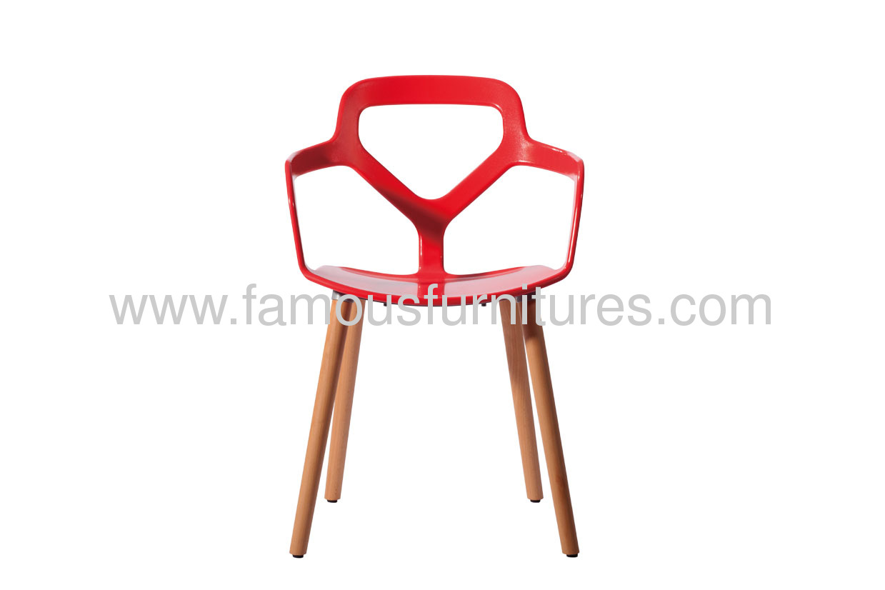 Fashion cutout PP arm Chair