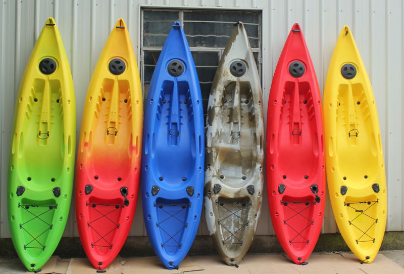 new fashion PE material single sit on top kayak fishing kayak