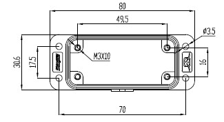 H10A bulkhead Heavy Duty Connector Housing