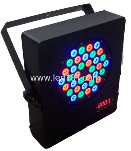 36*3w RGBW led flatpar 64 stage light