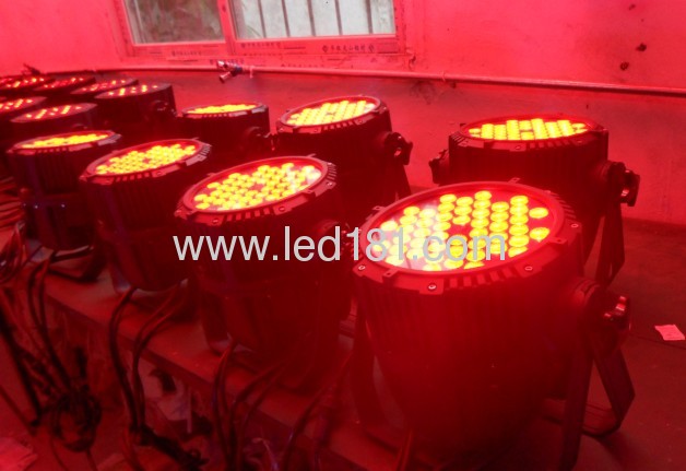 48*3w rgb led par 64waterproof stage light