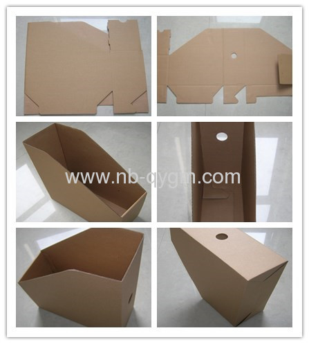 Paper Magazine caddy folding boxes