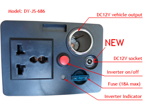 Portable Solar Power Station Inverter LED Work Light