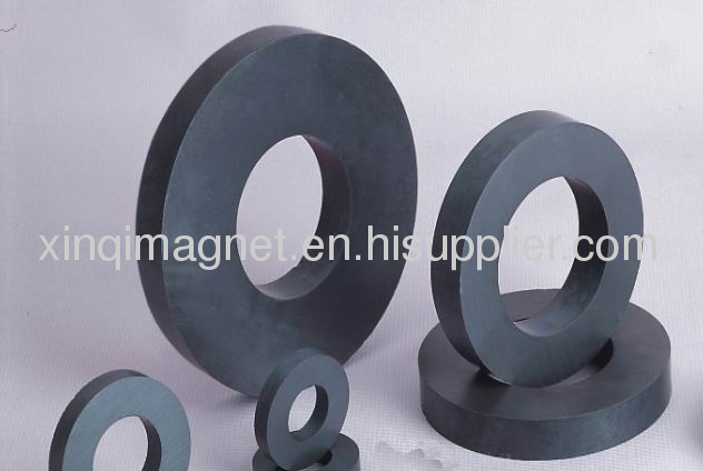 Ferrite motor magnet, permanent magnet