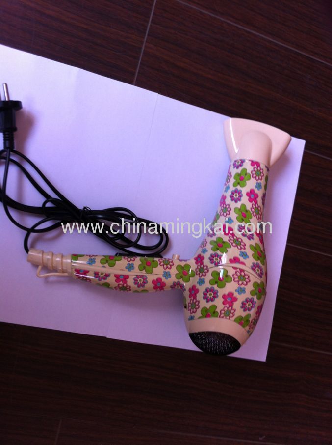 High power water transferring print hair dryer