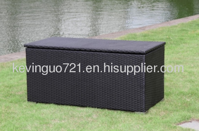 New Rattan Deck Box Seat Storage Bench