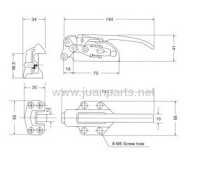 Refrigerator door lock CT-1400