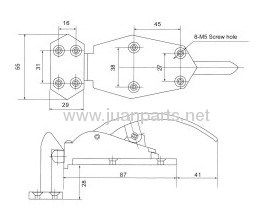 Cold Store door locks CT-1040