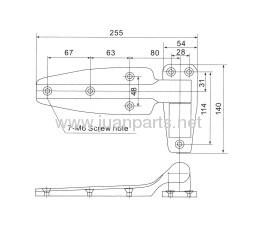 Hinge & latch CT-1230 Refrigeration Tools