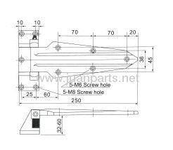 Freezer door lock CT-1460