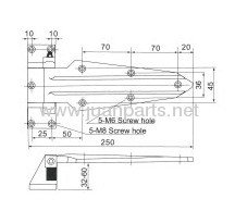 Refrigerator door lock CT-1450