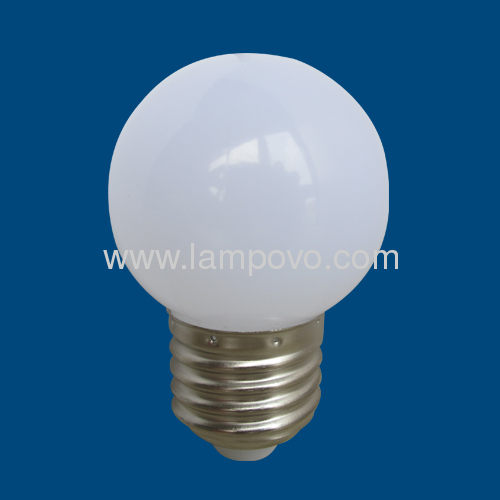 E27 1W LED CHRISTMAS WHITE BULB 