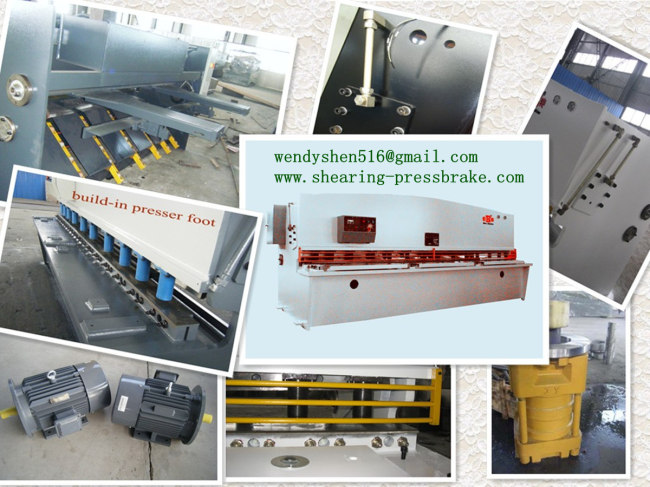 Hydraulic swing beam shearing machine