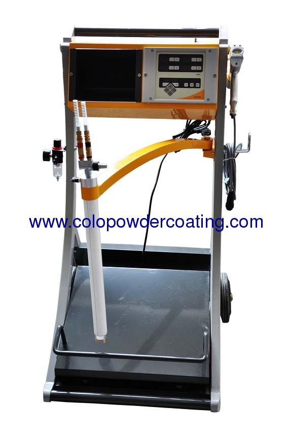 Pulse Type box feed easy to chage colors Manual powder coating equipment colo-610v