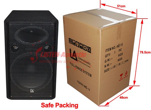 China Pro Audio Wooden Speaker Box WE-15