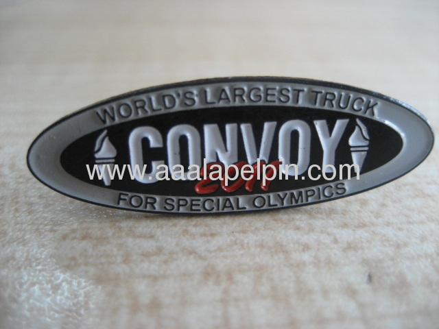 Oval shade lapel pin. Table Tablet Stands badges,name tag lapel pin