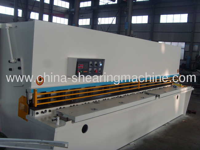 QC12Y-4x4000 NC hydraulic swing beam shear