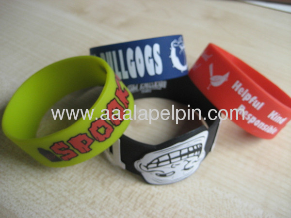 fashion imprinted silicone wristbands silicone wristbands factory