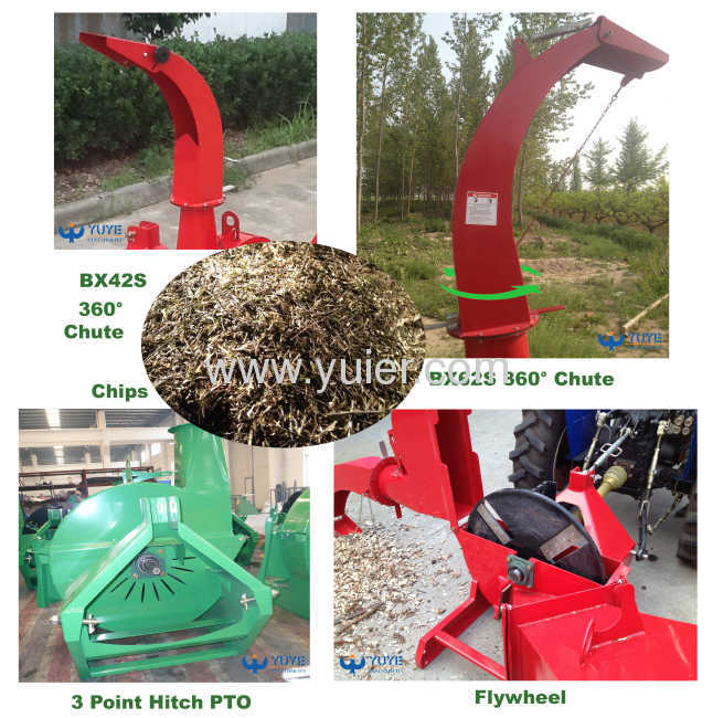 4diameter capacity branches wood chipping machine