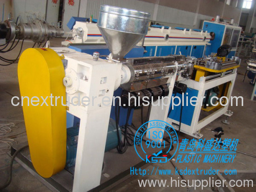 50-110 PE/PVC corrugated pipe extruder| PE/PVC pipe production line