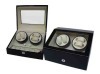 Machine Display Wooden Double Watch Box Case