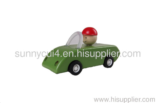 pull-back motor - open car toy wooden toy