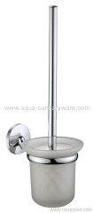 Toilet Brush Holder with frost glass