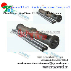 SJSZ china twin parallel barrel and screw for Plastic Machine