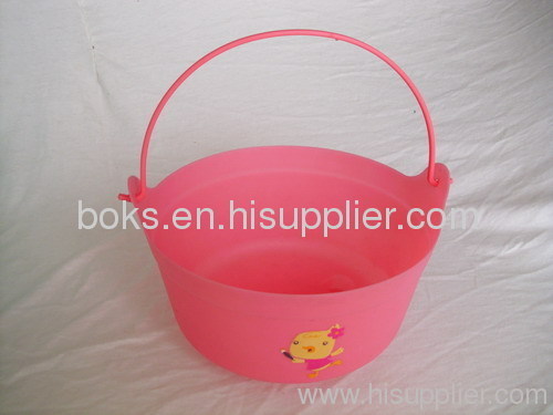 plastic Easter bucket with handle