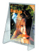 Counter / Wall clear plastic literature holder