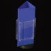 3 pockets plexiglass flyer display holder