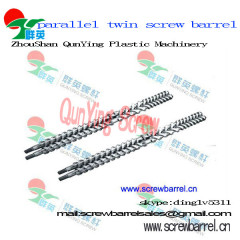 plastic syringe mixing bimetallic twin parallel screw and barrel for extruder machine