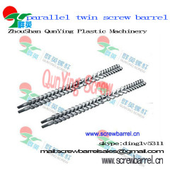 parallel twin screw and barrel for machine