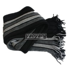 knitted long warm scarves