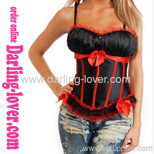 Sexy Classic Red Lace Corset