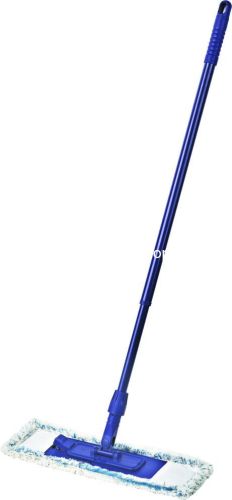 Blue microfiber mop with 120cm pole and microfiber cloth