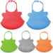 soft Silicone Bibs with crumb catcher for Baby bib