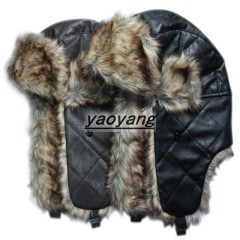 Warm style and hiqh quality winter fabric trooper hats