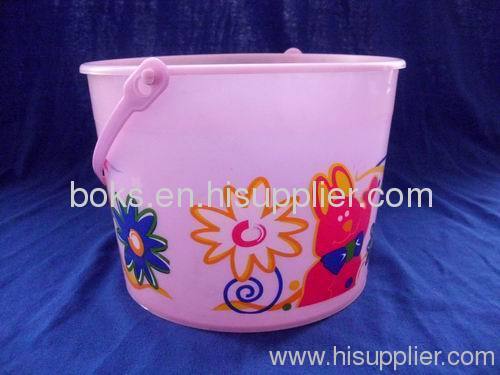 plastic Easter pail with handle