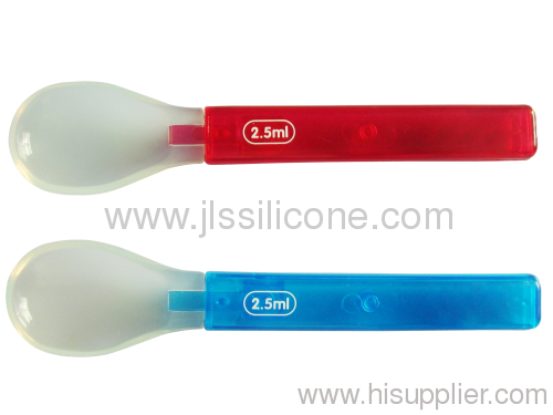 eco-friendly silicone baby spoon
