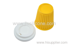 Food Grade Silicone cup with Cover