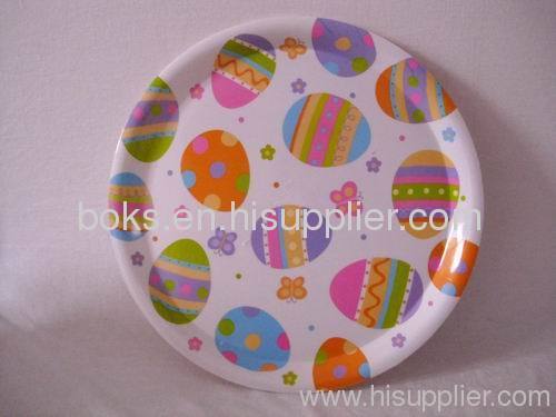 plastic Easter candy plates