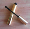 Golden cosmetic mascara tube